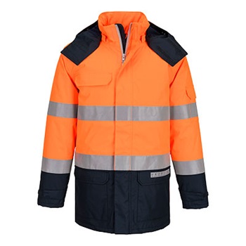 Kabát Bizflame Rain + Hi-Vis Multi-Norm Contrast FR téli