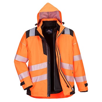 Kabát PW3 Hi-Vis 3:1