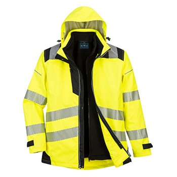 Kabát PW3 Hi-Vis 3:1