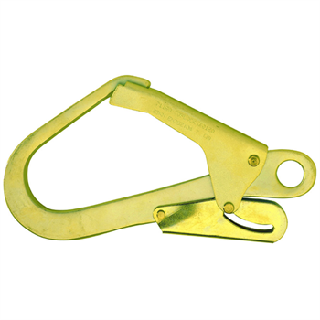 Karabiner kettős rugózárral, 50mm nyílás