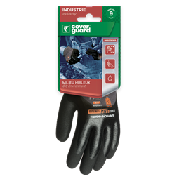 Kesztyű Eurogrip 15N505 3/4 hát nitril mártott