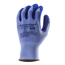 Kesztyű Eurogrip duplarétegű latex tenyérrel