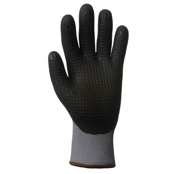 Kesztyű Eurolite 15N66D, ökölcsontig nitril mártott, pöttyözött