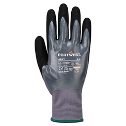 Kesztyű Grip 15 nitril mártott, touchscreen
