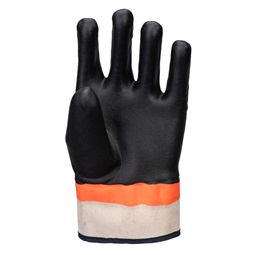 Kesztyű Grip PVC Sandy duplán mártott