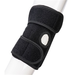 Könyökvédő, fekete, ONE_SIZE