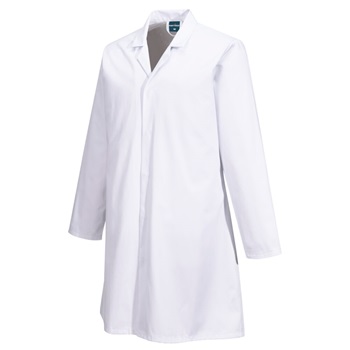 Köpeny élelmiszeripari zseb nélkül