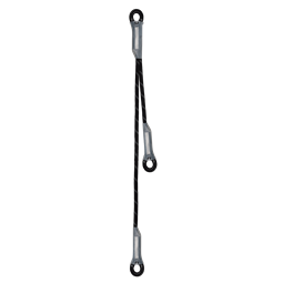 Biztosítókötel Irudek Nexion 258, félstatikus, fekete/szürke, 30cm / 65cm