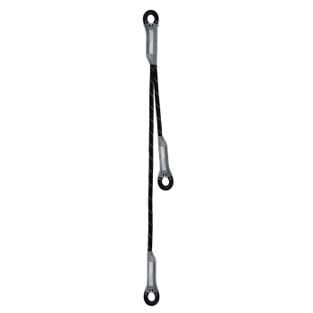 Biztosítókötel Irudek Nexion 258, félstatikus, fekete/szürke, 30cm / 65cm