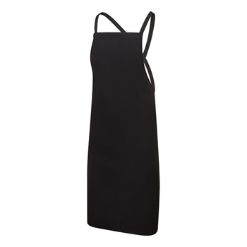 Kötény hátul keresztben megkötött