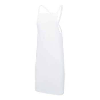 Kötény hátul keresztben megkötött