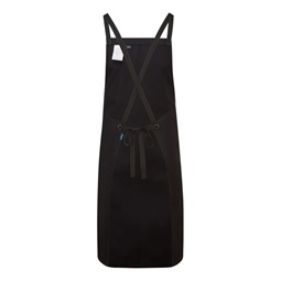 Kötény hátul keresztben megkötött