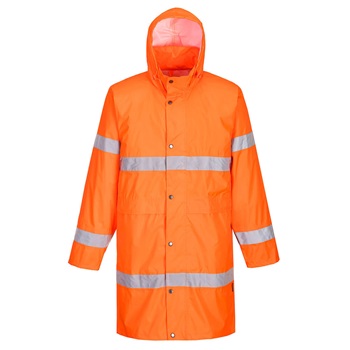 Láthatósági esődzseki, 100% poliészter PVC bevonat