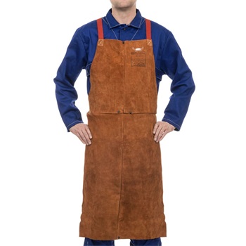 Lava Brown hasított tehénbőr hegesztőkötény