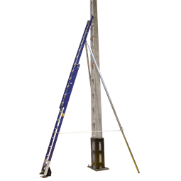 Létrarögzítő rendszer Irudek IRULADDER S, 2,44-4,12m