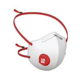 Maszk Irudek IRU 420-SLV FFP2 szelepes, fehér, universal