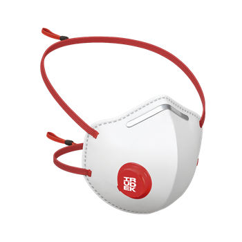 Maszk Irudek IRU 420-SLV FFP2 szelepes, fehér, universal