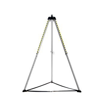 Mentőállvány Irudek TRIP1, 2 rögzítőgyűrűvel, szürke, 140-215cm