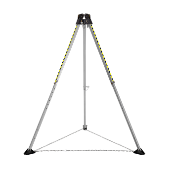 Mentőállvány Irudek TRIP4, 2 rögzítőgyűrűvel, szürke, 222-314cm
