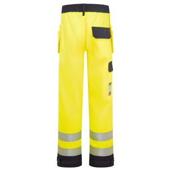Nadrág Bizflame Work Hi-Vis Contrast FR lengőzsebes