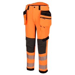 Nadrág EV4 Hi-Vis Class 1 levehető lengőzsebes