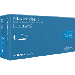 Nitrylex Classic púdermentes nitril egyszer használatos kesztyű