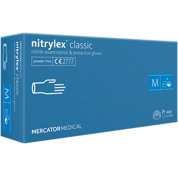 Nitrylex Classic púdermentes nitril egyszer használatos kesztyű