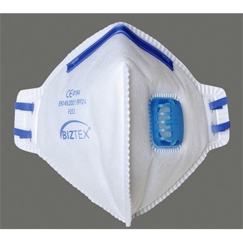 Porálarc P2 szelepes kagylós (20db/csomag) fehér ONE_SIZE