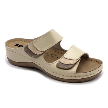 Papucs 904 LEON Comfort női bőr