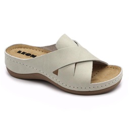 Papucs 932 LEON Comfort női bőr