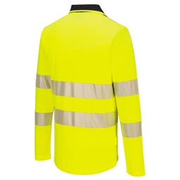 Póló DX4 Hi-Vis cipzáras L/S