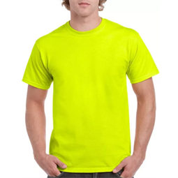 Póló (Gildan Ultra Cotton) unisex (100%pamut 205g/m2) safety green, 3XL (safety green 3XL)