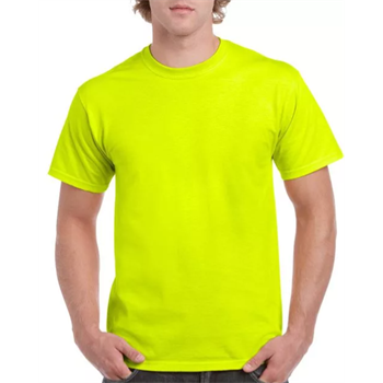 Póló (Gildan Ultra Cotton) unisex (100%pamut 205g/m2) safety green, 3XL (safety green 3XL)