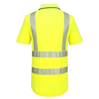 Póló KX3 Sport Hi-Vis cipzáros S/S