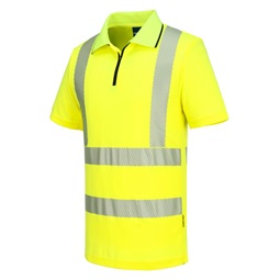 Póló KX3 Sport Hi-Vis cipzáros S/S