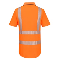 Póló KX3 Sport Hi-Vis cipzáros S/S