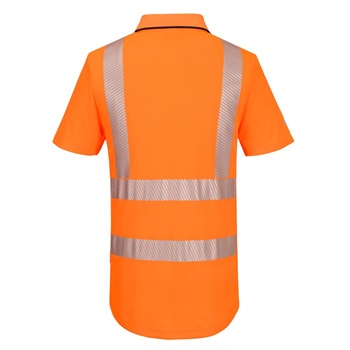 Póló KX3 Sport Hi-Vis cipzáros S/S