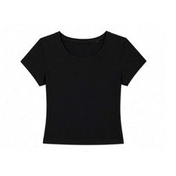 Póló True Blanks crop top női