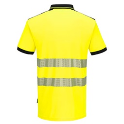 Póló galléros PW3 jól láthatósági S/S