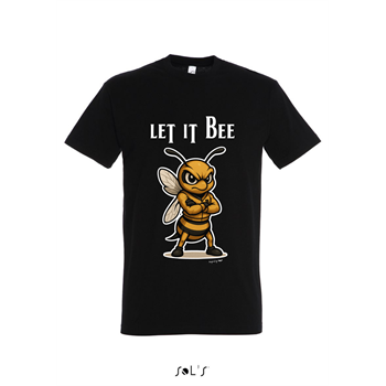 Póló (méhecske mintával Let it Bee) kereknyakú TOP