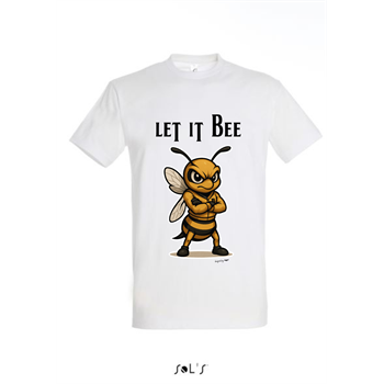 Póló (méhecske mintával Let it Bee) kereknyakú TOP