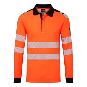 Pólóing PW3 Modaflame Knit HVO FR lángálló hosszú ujjú