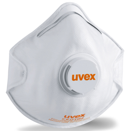 Pormaszk UVEX 2210 Silv-Air C FFP2 szelepes maszk, 15db/doboz