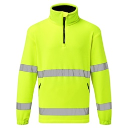 Pulóver Hi-Vis 1/2 Zip polár