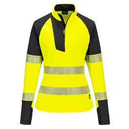 Pulóver PW3 Hi-Vis 1/4 Cipzáras