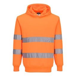 Pulóver kapucnis ES1 Essential jól láthatósági