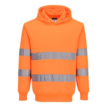 Pulóver kapucnis ES1 Essential jól láthatósági