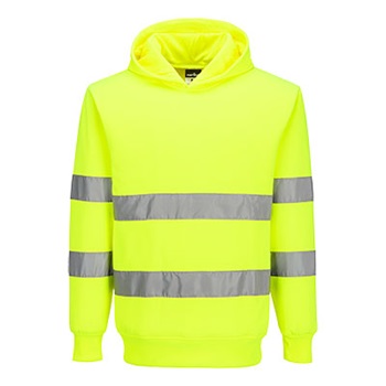 Pulóver kapucnis ES1 Essential jól láthatósági