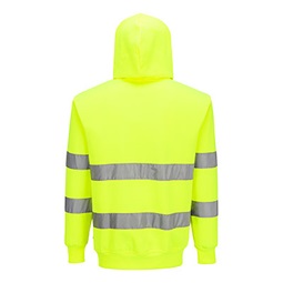 Pulóver kapucnis ES1 Essential jól láthatósági
