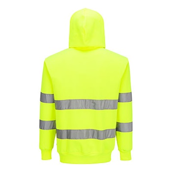 Pulóver kapucnis ES1 Essential jól láthatósági